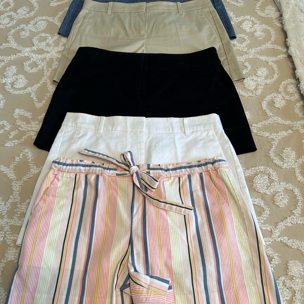 Ann Taylor Striped and Solid Women's Shorts Collection